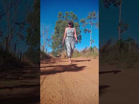 Caminhada sertaneja Comunidade Santa Rita município Vianópolis Goiás Brasil