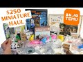 HUGE Miniature Haul from Temu • DIY Dollhouse Kits, Furniture & Accessories