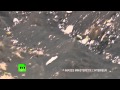 Aerial footage of Germanwings 4U9525 crash site.
