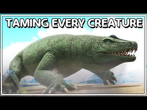 THE GIANT AUSTRALIAN LIZARD | TAMING EVERY CREATURE | ARK SURVIVAL EVOLVED EP68