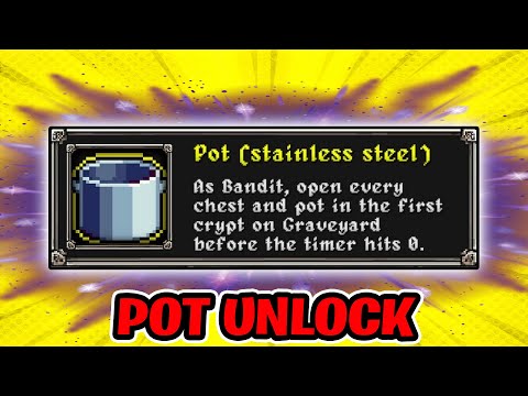 Megabonk Pot Unlock (All Chest & Pot with Bandit before 0)