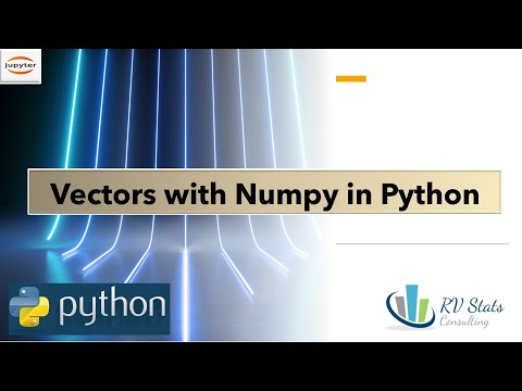 How To Create A Vector Using Numpy In Python