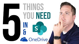 Top 5 Tips for OneDrive and SharePoint!
