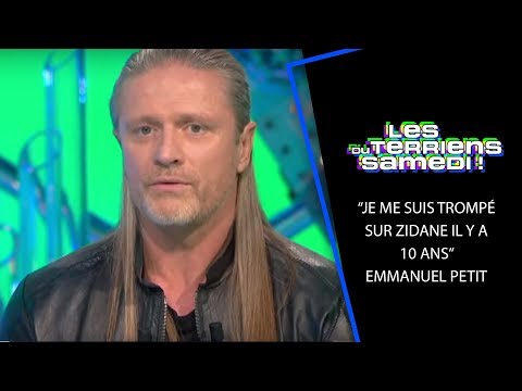 « Je me suis trompé sur Zidane il y a 10 ans » Emmanuel Petit