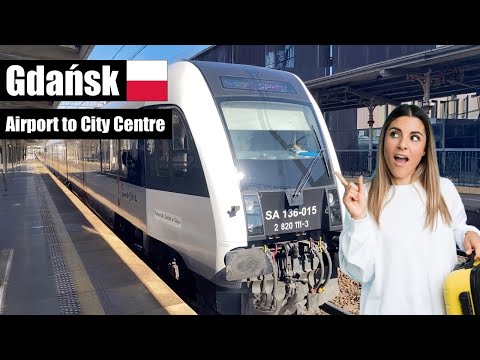 Gdansk Airport to City Center by TRAIN - Gdańsk, Poland