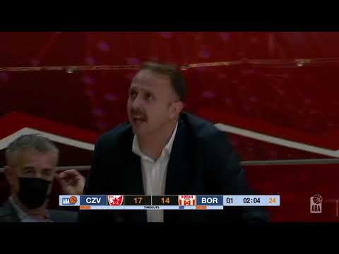 ABA Liga 2020/21, Round 15 match: Crvena zvezda mts - Borac (17.2.2021)