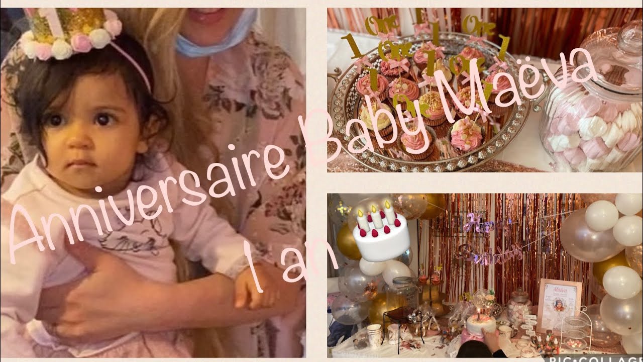 ANNIVERSAIRE BÉBÉ 1 AN / PRÉPARATIFS / DÉCORATION / DIY / THÈME ROSE GOLD/ 1 BIRTHDAY PARTY