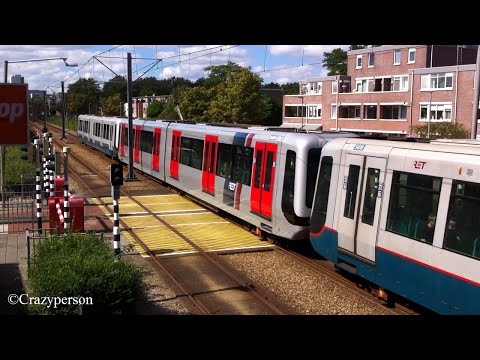 RET Metro Combi Type S op Ambachtsland Rotterdam naar Schiedam Centrum! (5401 na Midlife revisie!)