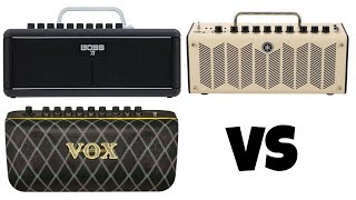 Video thumbnail for YAMAHA THR10 vs VOX ADIO-AIR-GT vs BOSS KATANA AIR by Barracuda Stuff