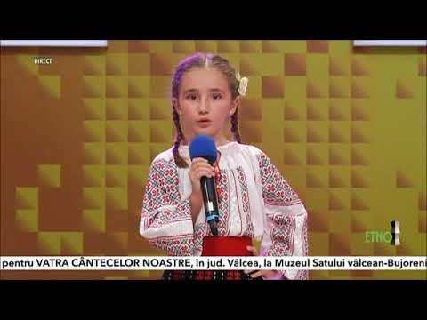 Daria Alexandra Marin - Sunt o fata frumusica (Ramasag pe folclor - ETNO TV - 11.09.2020)