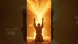 Kneeling Figure Summons Holy Spirit: Fiery Spectacle Goes Viral!