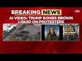 Trump Mocks No Kings Protesters Posts AI Video Of Him Pouring Them From Jet