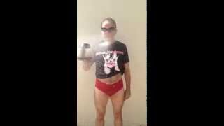 David Yow in panties, singing Duran Duran, blasted with hose.