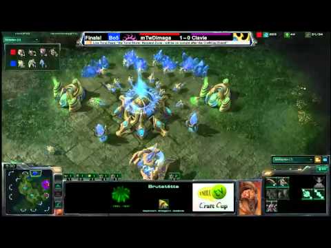 CraftCup Main Event #30 Dimaga (Z) v. Clavie(P) Finals Game 3 BO5 - Part 1
