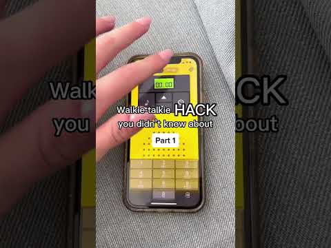 Walkie-talkie application hacks #shorts