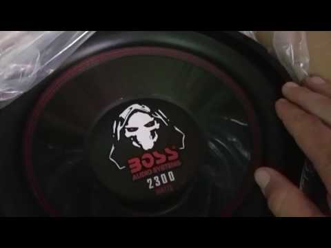 Boss phantom series sub woofer review and unboxing