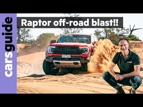 Ford Ranger Raptor 2023 off road 4x4 test - Preview of BAJA MODE in the new petrol turbo V6 pickup!