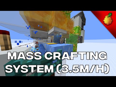 Compact Mass Crafting System For 3.5m Items Per Hour