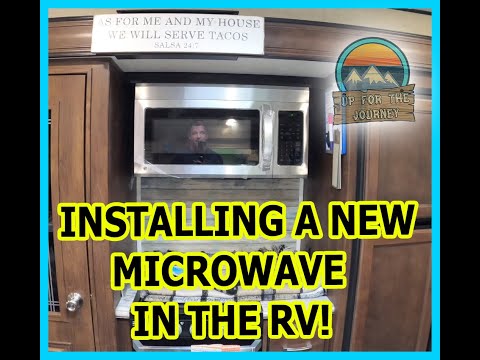 New microwave install in our RV | Grand Design 315rlts