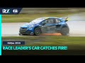 Hedström S Car Catches Fire And He Still Finishes World RX Of Sweden 2025