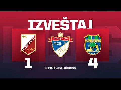 Izveštaj BUDUĆNOST - ZEMUN Srpska Liga Beograd 2. Kolo