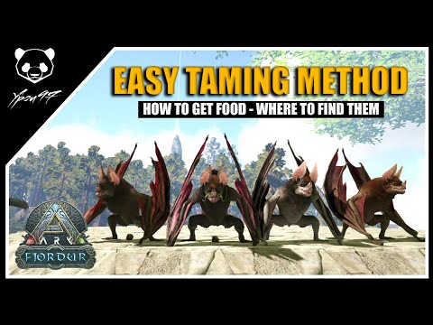 The Easiest Way Of Taming The Desmodu Draculae | ARK: Survival Evolved