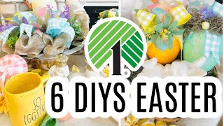 🐰6 DIY DOLLAR TREE EASTER SPRING DECOR CRAFTS  🐰 Olivia's Romantic Home