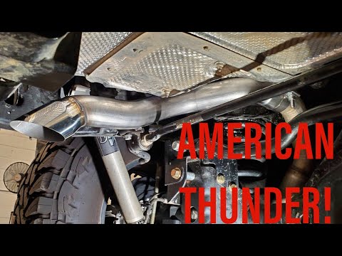 Jeep Wrangler JL Flowmaster American Thunder Axle Back Exhaust Unboxing/Review/Install
