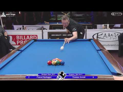 Stuttgart Open 2017, No. 12, Pascal Nydegger vs. Thomas Arnold, 10-Ball, Pool-Billard