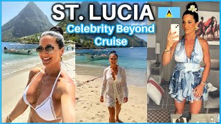 ST. LUCIA TRAVEL🏖 | the ultimate luxury travel vlog + exclusive Celebrity Cruise insider tips!