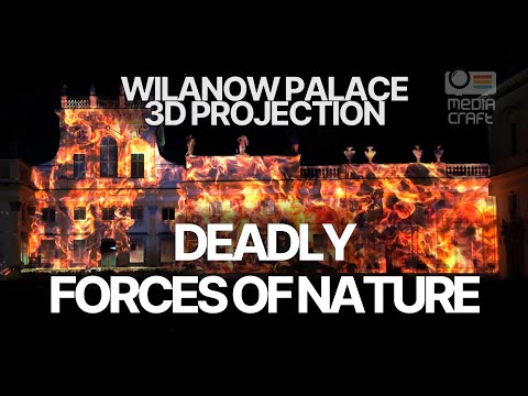 MediaCraft: DEADLY FORCES OF NATURE - 3D PROJECTION MAPPING