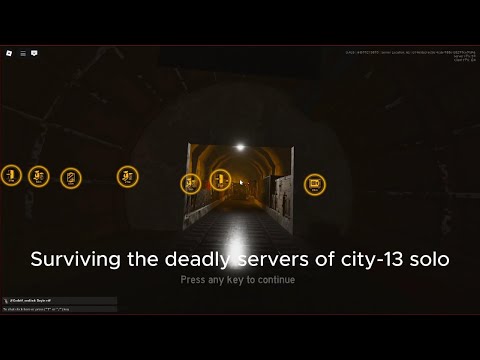 Surviving the deadly servers of city-13 solo.. | Project Delta Roblox