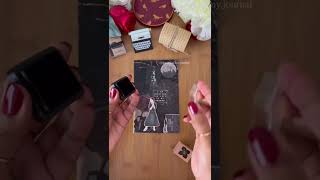 🖤 #scrapbook #creativejournaling #asmrnotalking #asmr #asmrsounds #relaxingasmr #washitape #craft