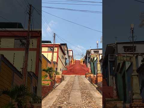 Escaleras de Manrique, María Auxiliadora y Plaza la Libertad. San Cristóbal Táchira Venezuela #Car