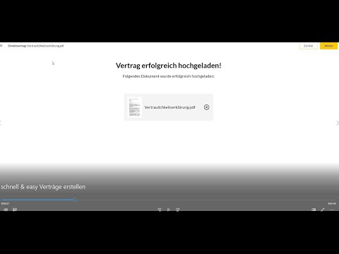 schnell & easy Verträge erstellen