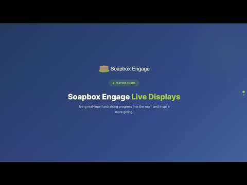 Soapbox Engage Feature Focus: Live Displays video thumbnail