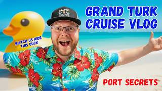 Grand Turk Cruise Vlog  | Beach, Snorkeling, Giant Duck & More | Secrets For Grand Turk