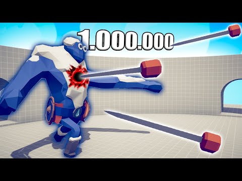 1.000.000 DAMAGE BLOWDART vs UNITS - TABS | Totally Accurate Battle Simulator 2023