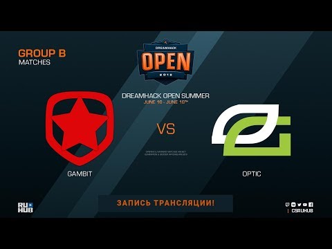 Gambit vs OpTic - DreamHack Open Summer - de_mirage [Donald, Anishared]