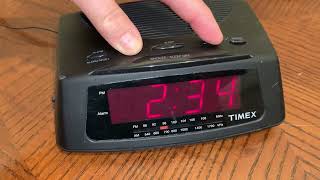 How to change / set a Timex alarm clock