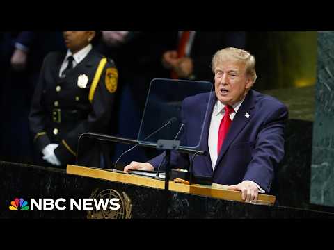 Trump touts peace settlements he has brokered in remarks to United Nations