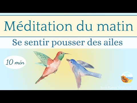 Méditation du matin 10 min - Assurance et confiance + affirmations positives - guidée voix & musique