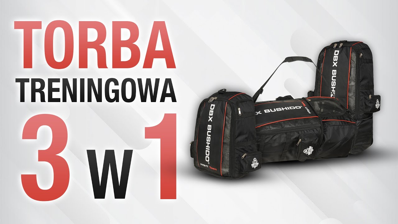 Torba treningowa 3 w 1 - Plecak + Torba | Praktyczne przenoszenie sprzętu treningowego