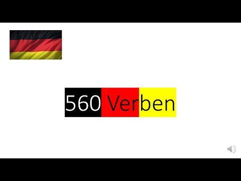 560 German verbs with illustrations