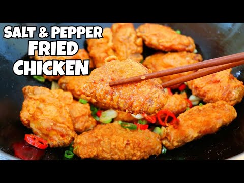 25-Min Salt & Pepper Fried Chicken Wings — You Can't Stop Eating!