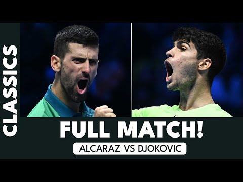 Carlos Alcaraz vs Novak Djokovic In Turin: Full Match! | Nitto ATP Finals 2023