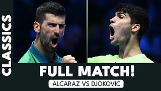 Download lagu Carlos Alcaraz vs Novak Djokovic In Turin: Full Match! | Nitto ATP Finals 2023 mp3