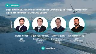 Depolamalı GES/RES Projelerinde Inverter, PCS ve EMS Seçimi Webinari