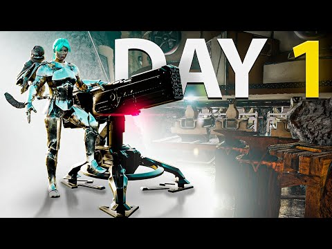 Claiming The BEST SOLO Base Location On Lost Island On DAY 1 - ARK