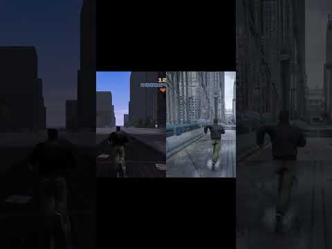 *GTA III 2001 VS 2023 Remake Comparação gráfica   Grand Theft Auto 3 Remake Concept GTA 5 PC Mods*